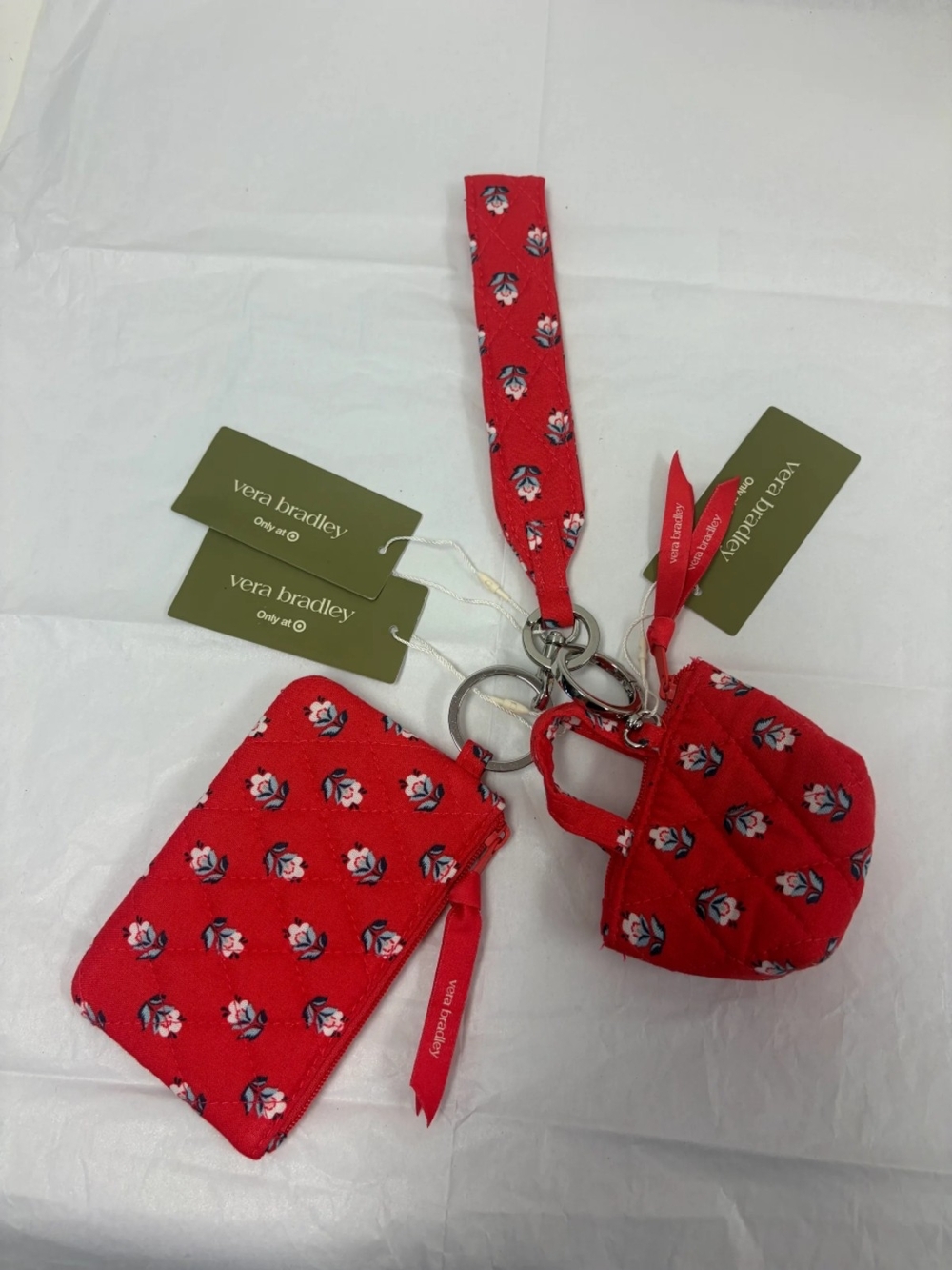 Vera Bradley Matching Keychain Set #834